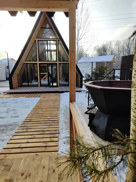 Уютный дом в стиле A-freim