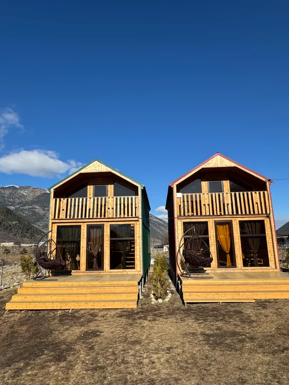 Барнхаус шикарным видом на горы