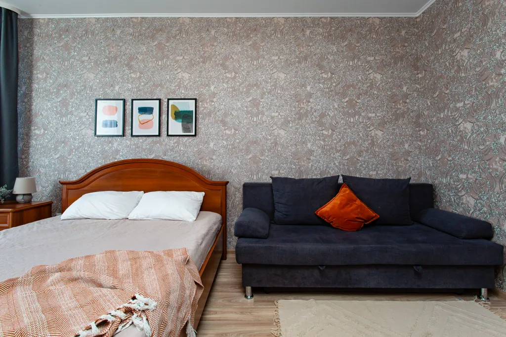 Большая 1-комнатная квартира на пересечении Терешковой и Победы