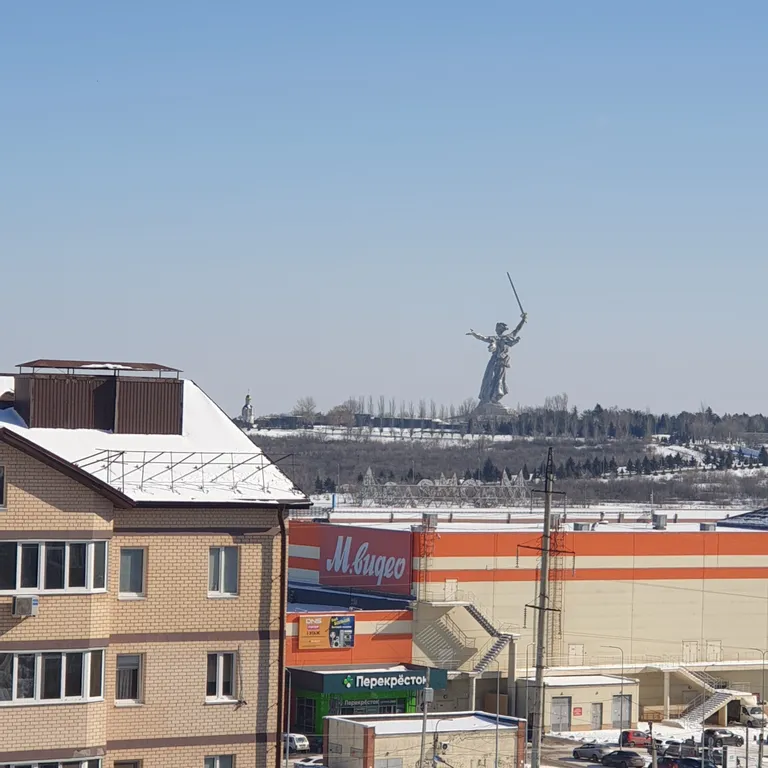 Лучшее местоположение, квартира с видом на Мамаев Курган — аренда посуточно в Волгоград