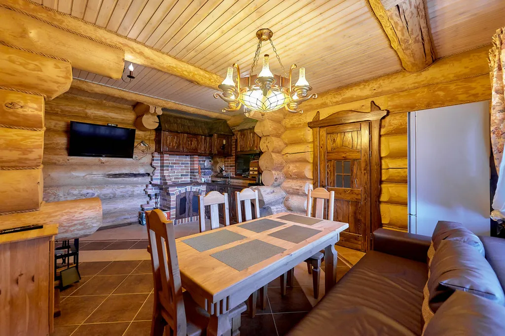 Шале с баней бассейном и видом на озеро