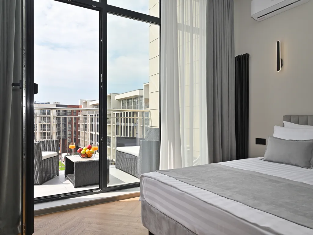 Квартира Квартира Уютная студия на берегу моря — Зеленоградск