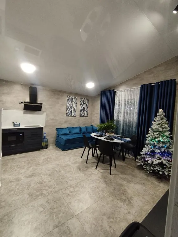 Новый загородный дом с горячей купелью и сауной