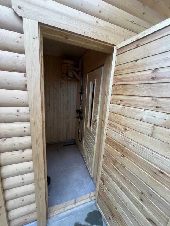 Коттедж на берегу Каспийского моря с парилкой во дворе