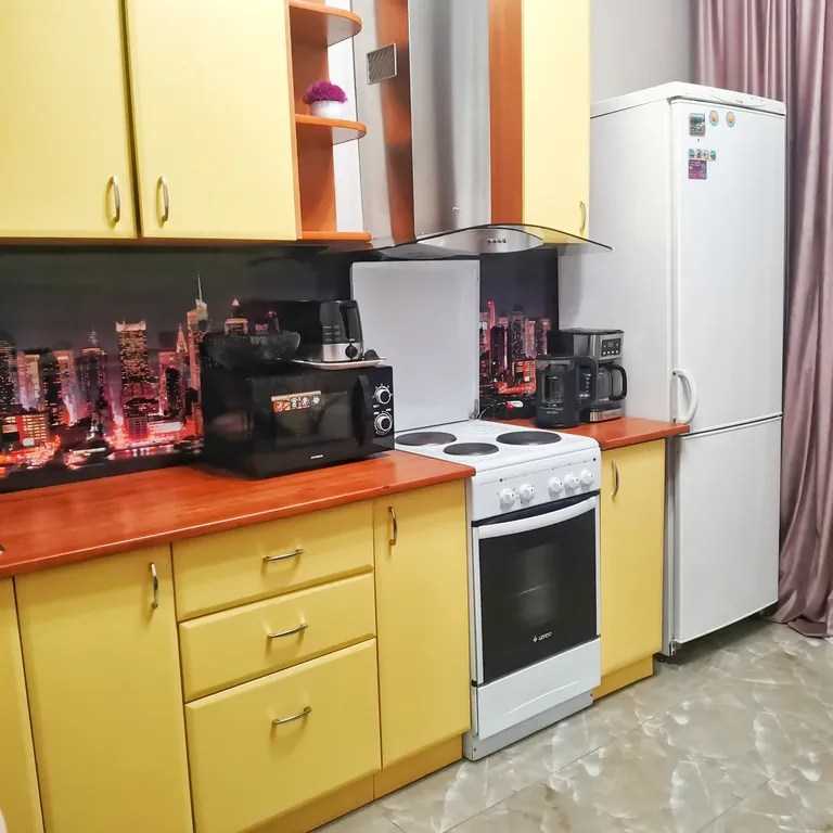 Квартира с шикарным видом на реку Енисей в ЖК Коломенские высотки