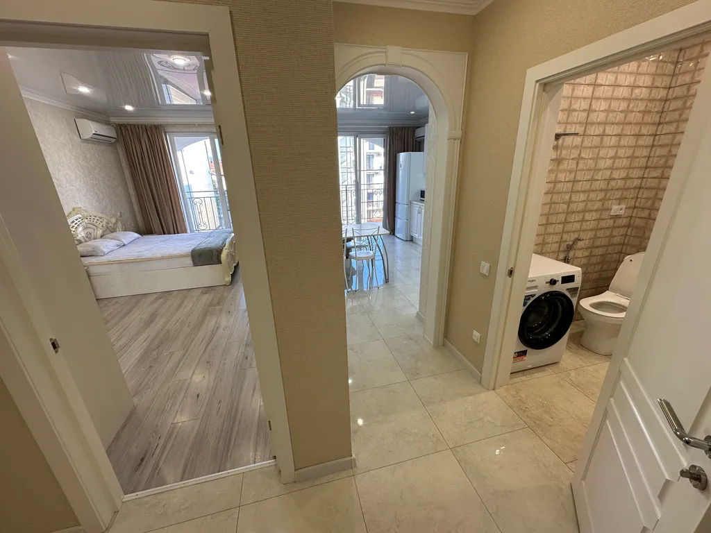 Апартаменты с видом на море у пляжа