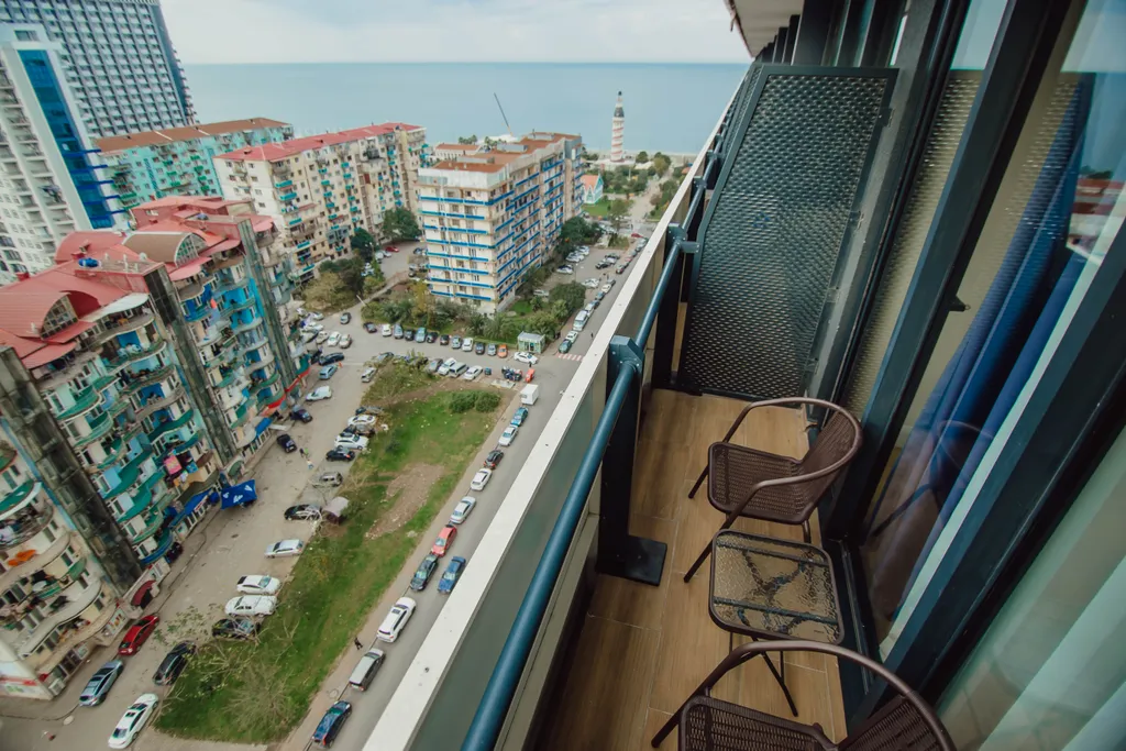 Студия с видом на море