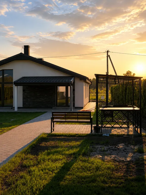 Дом 121m2 — чан, кухня, Wi-Fi
