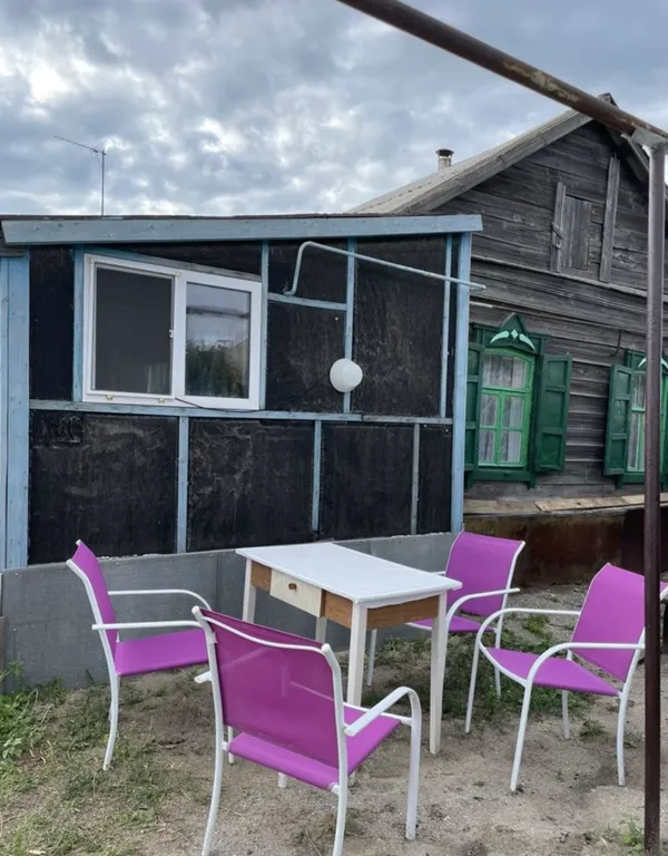 Деревенский домик с видом на Волгу