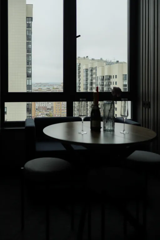 Стильная квартира с кинопроектором