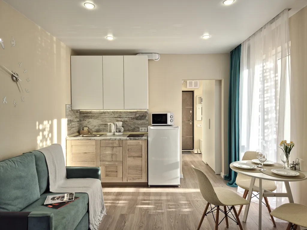 Квартира с двумя балконами и потрясающими закатами