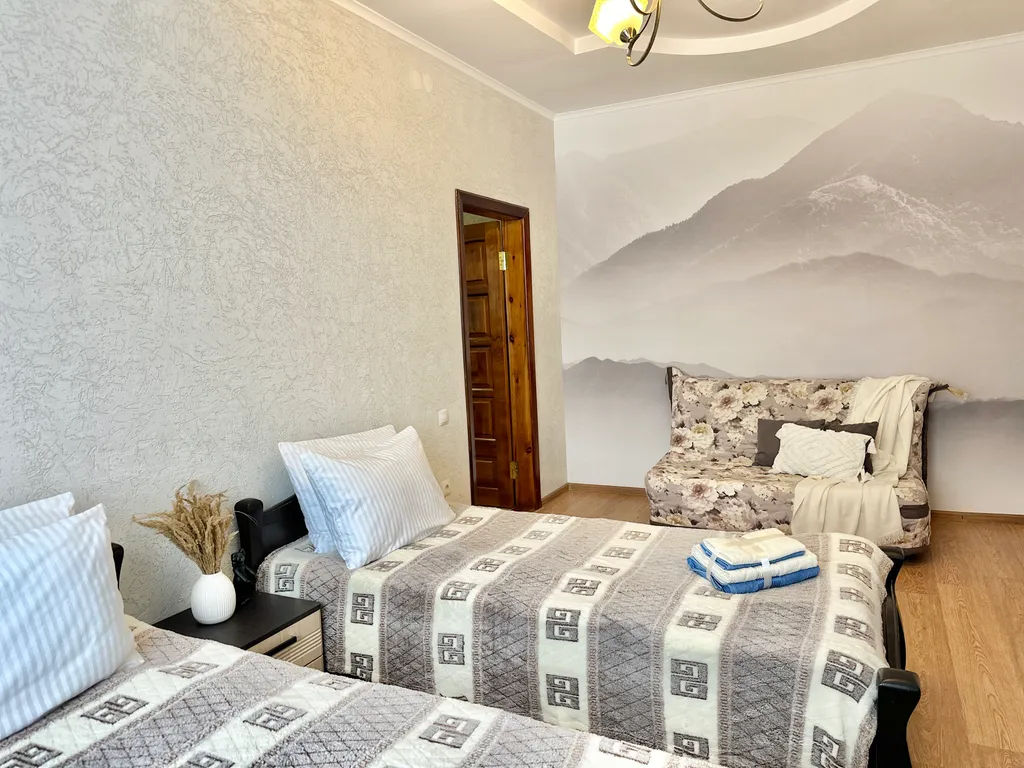 Квартира Однокомнатные апартаменты Серые горы — Домбай