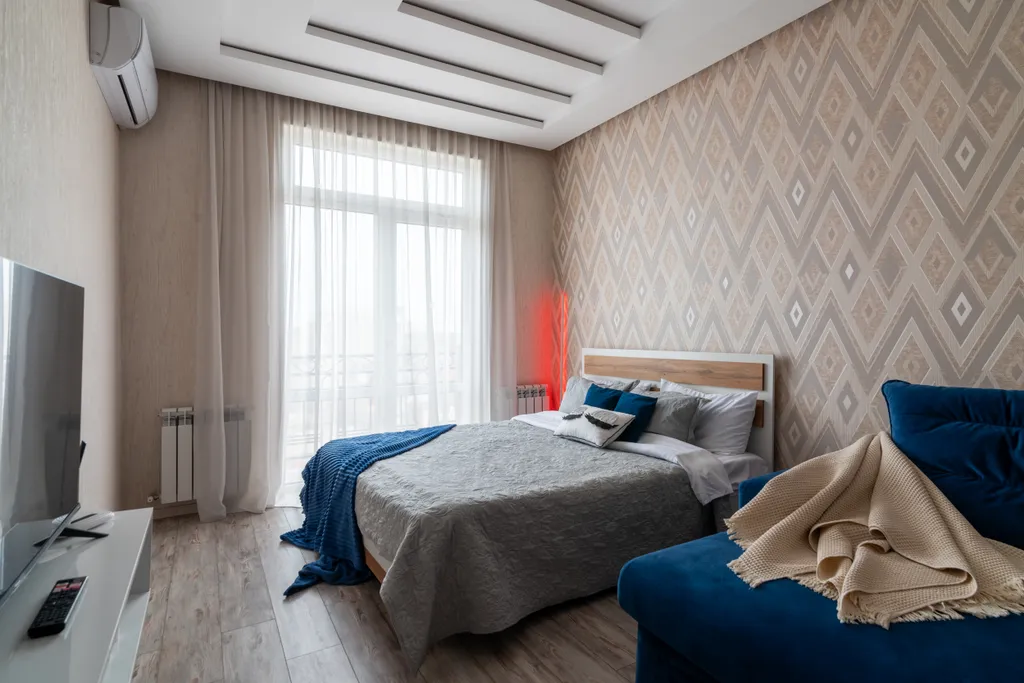 Квартира 1-комнатная квартира в центре города с панорамными окнами — Махачкала