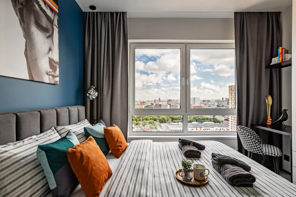 Квартира Квартира Great view 27 floor apartment 5 min walk to Butyrskaya metro — Москва