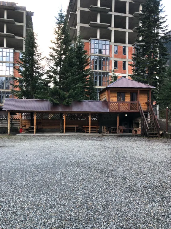 Номер с 2 отдельными кроватями в сердце Домбая