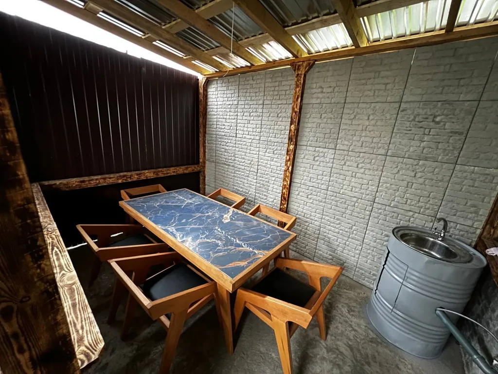 Дом и задний двор