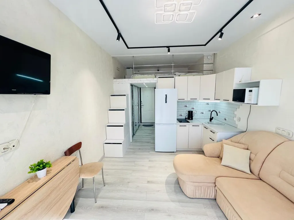 Квартира Двухуровневая студия с балконом и видом на бассейн — аренда посуточно в Вардане