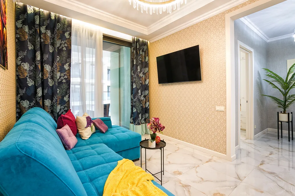 Апартамент Тропики с балконом и террасой у самого моря