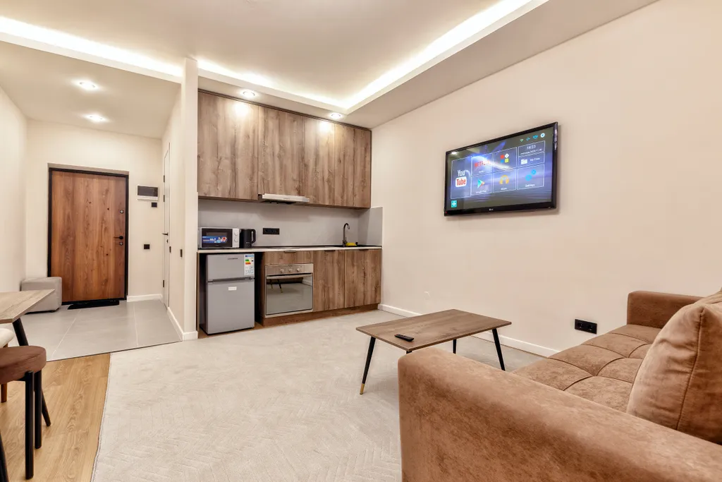 Элитные апартаменты с панорамным видом из окна в самом центре столицы