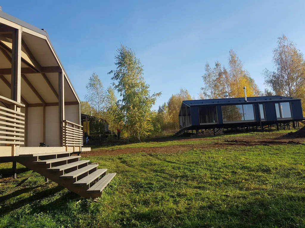 Коттедж Очень уютный, тёплый и красивый дом с витражным остеклением — Введенская Слобода