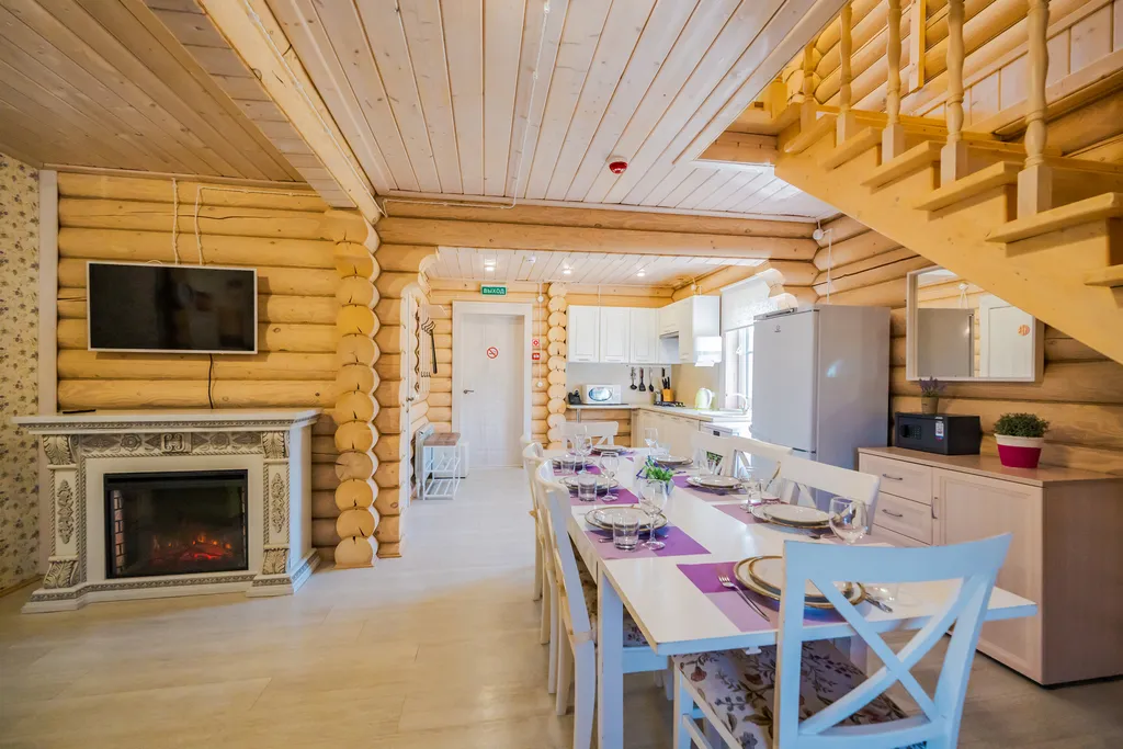 Квартира Уютные апартаменты 80 м² c 3-мя спальнями и камином в деревянном доме — аренда посуточно в Переславль-Залесский