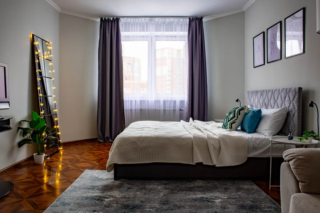 Квартира с красивым зеркалом