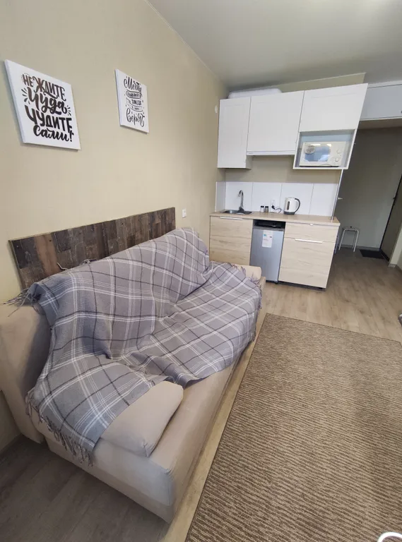 Уютная студия в скандинавском стиле