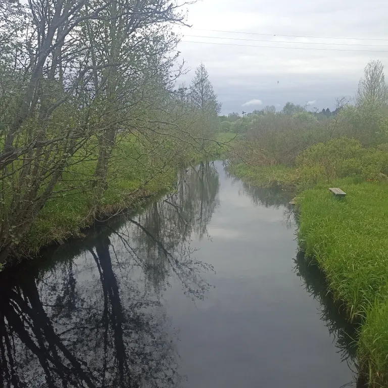 Уютный дом на берегу реки в 10 км от центра города Выборга