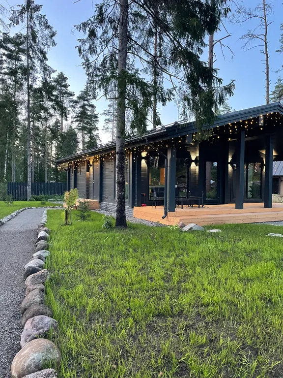 Коттедж Дом из клееного бруса с сауной — Кучерово