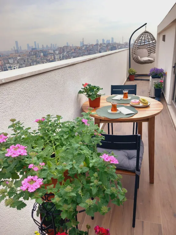 Видовая квартира с террасой в центре — аренда посуточно в Стамбул