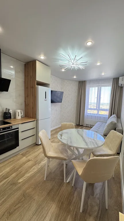 Квартира Квартира Просторная стильная евродвушка на 4 гостей рядом с Парком Краснодар — Краснодар