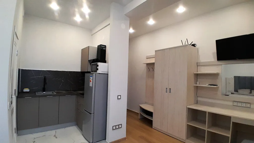 Квартира Квартира Студия со свежим ремонтом с видом на море в Учкуевке — Севастополь