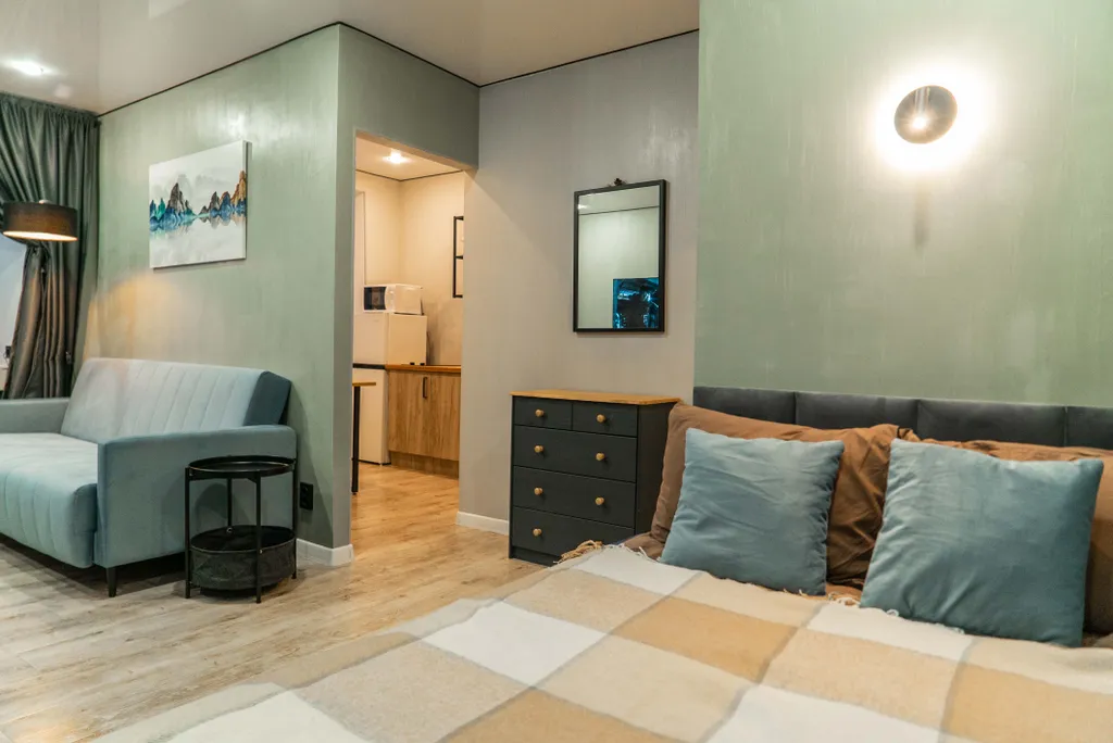 Однокомнатная квартира в центре города и видом на горы — аренда посуточно в Кировск