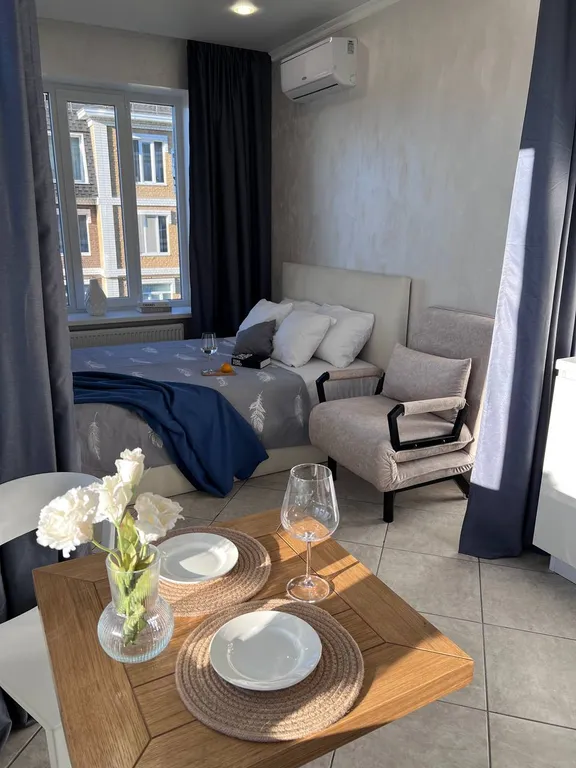 Стильная студия в центре Разумного