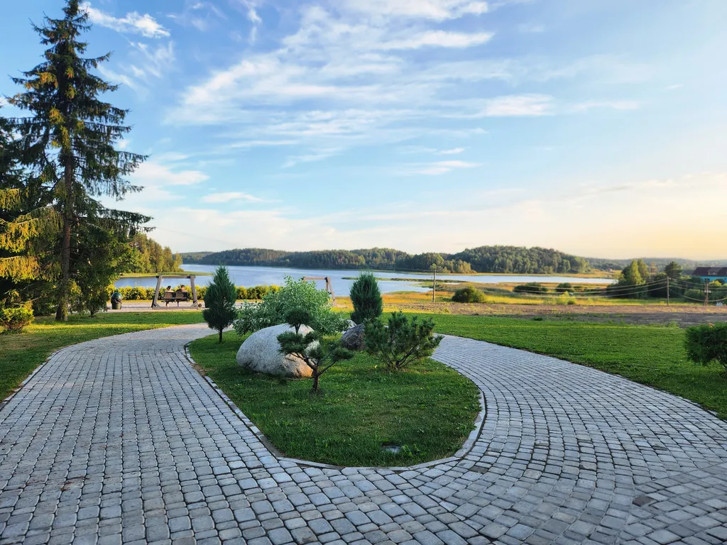 Дом с березками