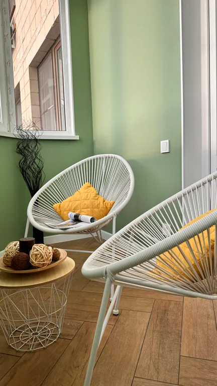 Евродвушка около МЦД-3, с видом на парк