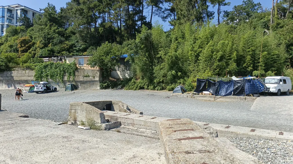 Коттедж Уютный автодом на пляже черного моря — Сочи