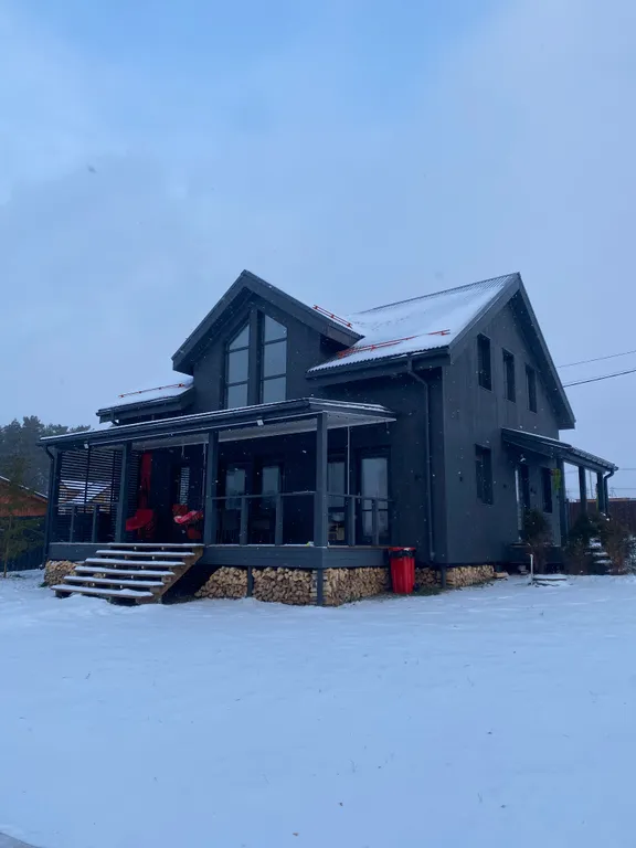 Дом с баней и Сибирским чаном у леса и озера