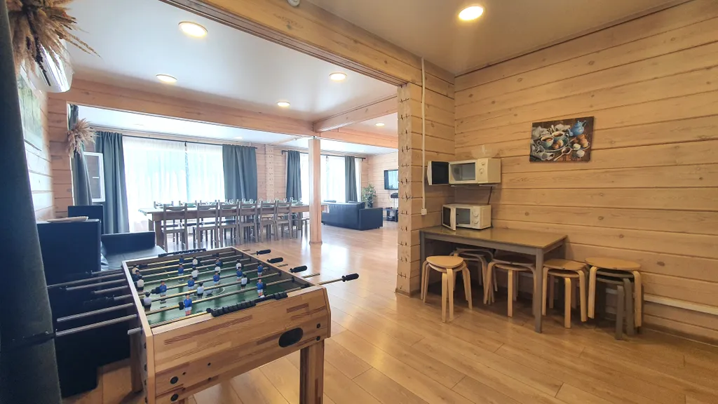 Дом в стиле шале, с сауной