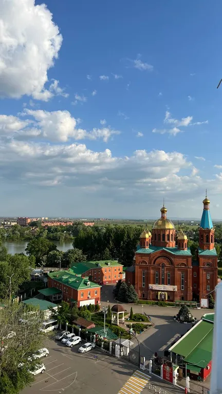 Квартира Квартира Панорамный вид на Кубань, храм, горы — Краснодар