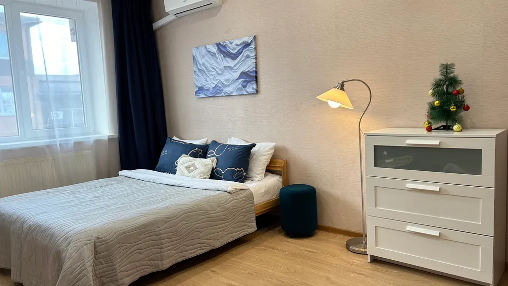 Квартира Уютные апартаменты c открытым балконом для курения — Краснодар