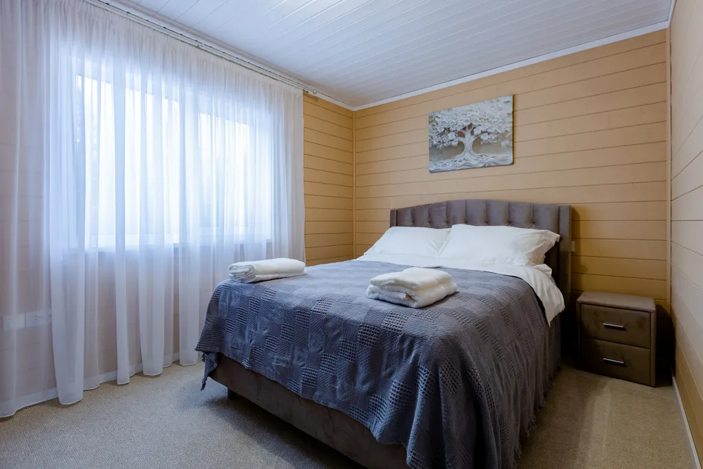 Уютный дом с 2 спальнями с видом на лес