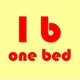 One bed
