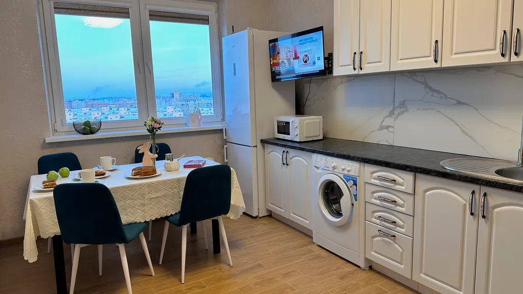 Элитная квартира с панорамным видом на город, 15 этаж