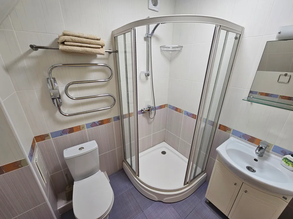 Апартаменты однокомнатные на третьем этаже с балконом - 2 места