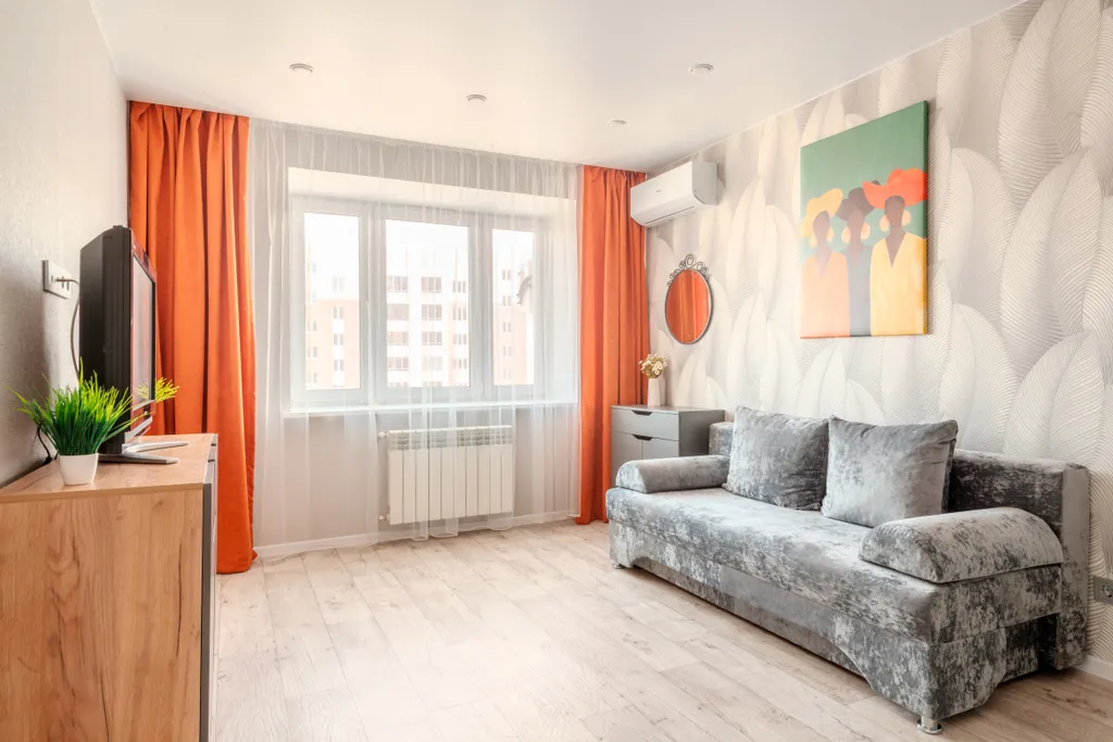 У залива в престижном микрорайоне, кондиционер, с гостиничным сервисом