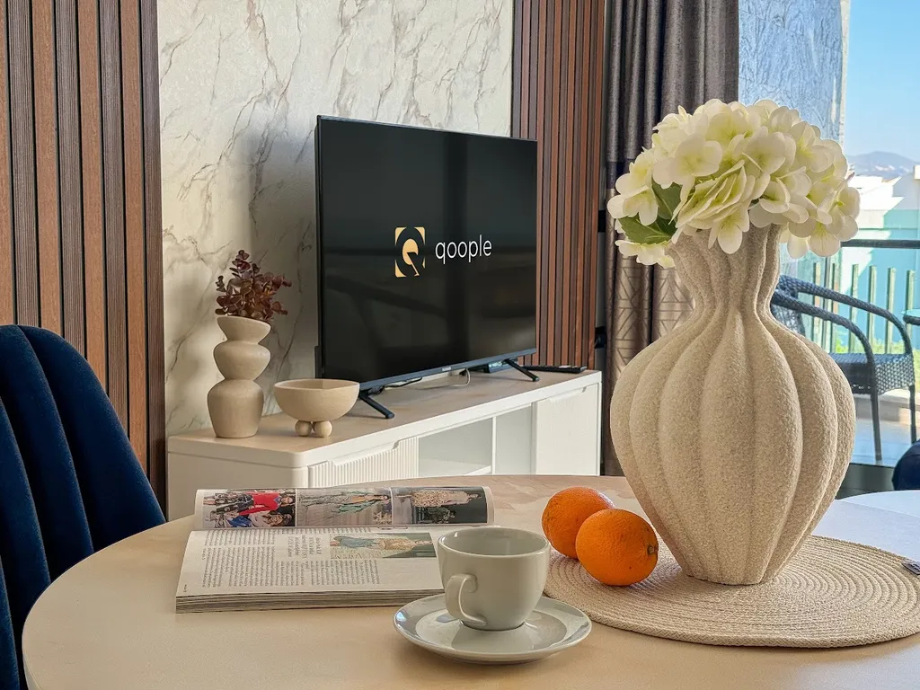 Вид на море и горы: уютные апартаменты 1+1 для всей семьи