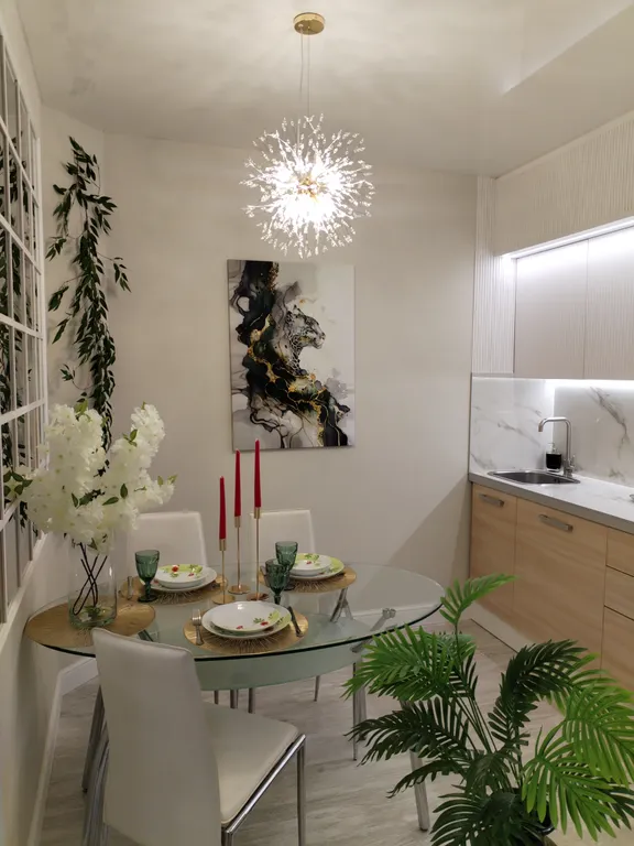 Квартира с панорамным видом на Волгу