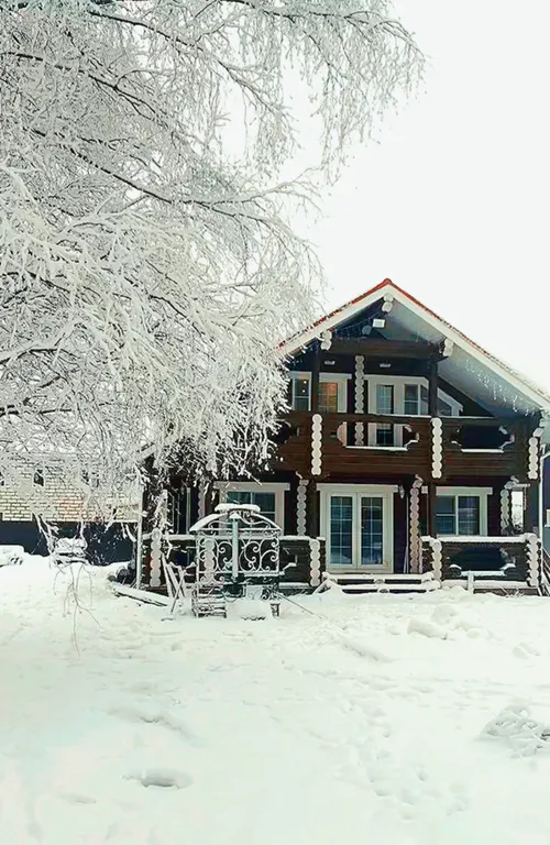 Коттедж Теремок с сибирским банным чаном на новой Риге — Истра