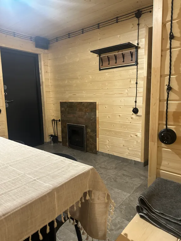 Уютный дом с баней в лесу